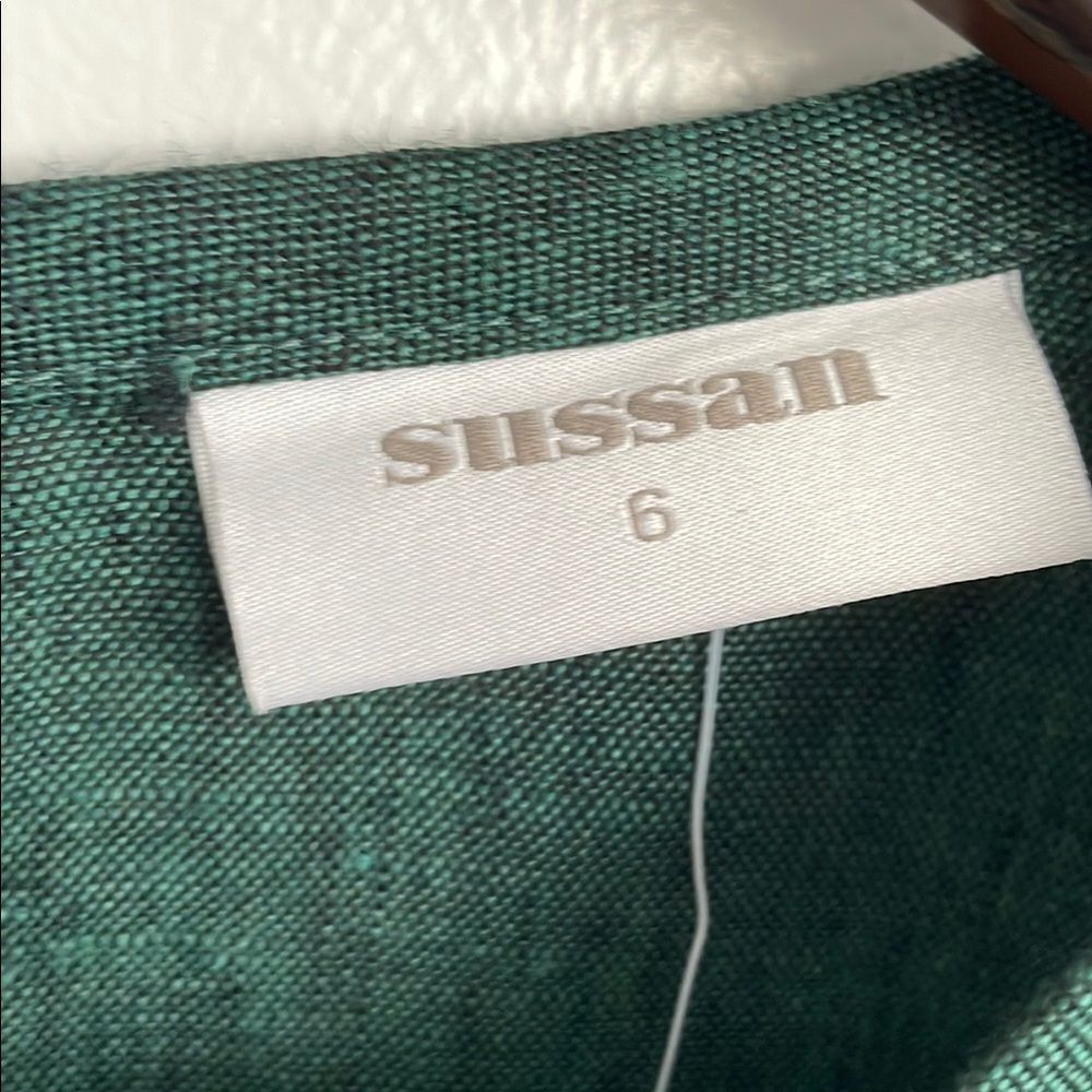 Sussan Australia Green Midi Dress with Timeless Elegance Size xs - Picture 4 of 9